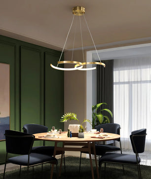 Double Rings Pendant Light