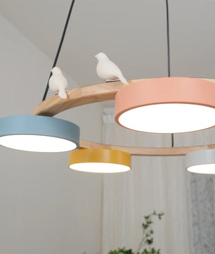 Sienna Bird Round Chandelier