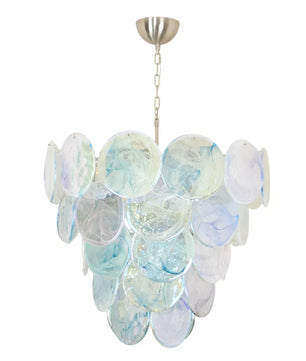 Vistosi Blue Murano Chandelier