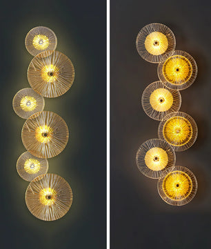 Lotus Leaves Wall Lamp