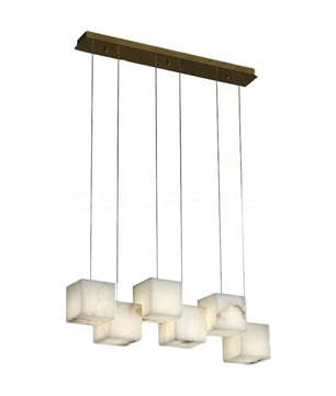 Marble Box Chandelier