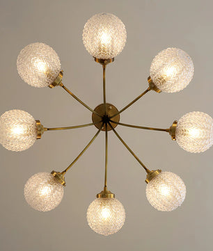 Retro Glass Ceiling Lamp