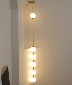 Vertical Balls Wall Lamp
