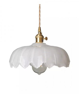 Retro Petal Glass Pendant Light S98