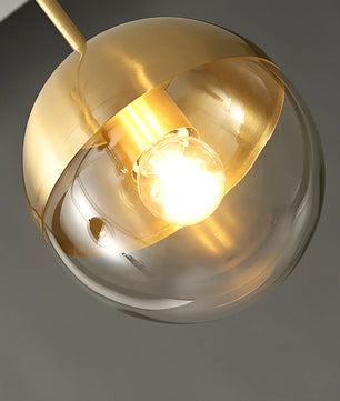 Brass Globulars Ceiling Lamp