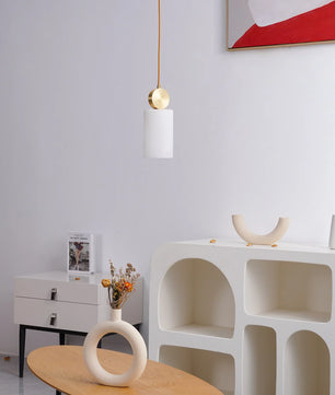 Etruscan Alabaster Pendant Light