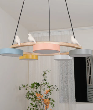 Sienna Bird Round Chandelier