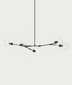 Perry Globe Horizontal Chandelier