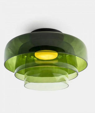 Nordic Morandi Glass Bowl Shaped Ceiling Lamp S183