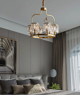 Crystal Bird Chandelier