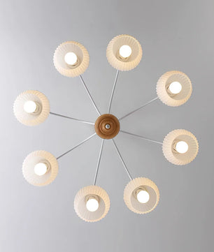 Molecural Wood Chandelier