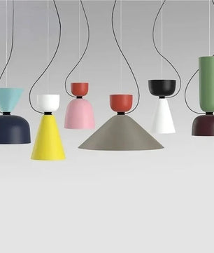 Contemporary Coloured Alphabeta Pendant Lamp S60