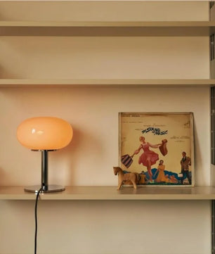 Minimalist Bauhaus Glass Table Lamp S22