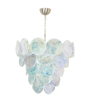 Vistosi Blue Murano Chandelier