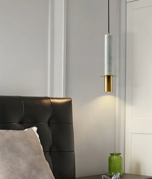 Marble Cylinder Pendant Light