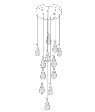 Leo Bubble Chandelier