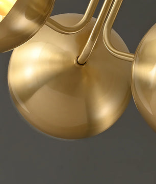 Brass Globulars Ceiling Lamp