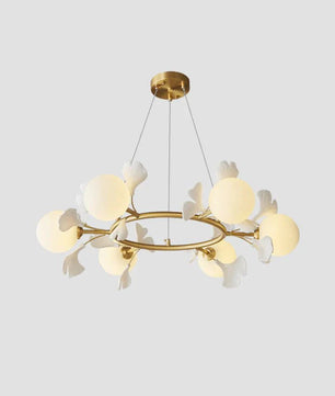 Allanie Gingko Round Chandelier