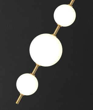 Vertical Globe Wall Lamp