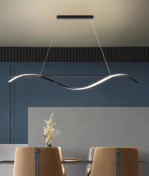 Black Wave Chandelier