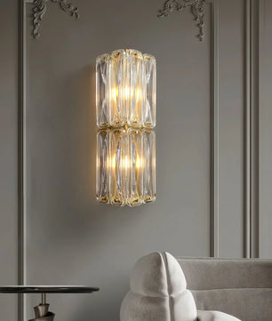 Triangular Glass Wall Light