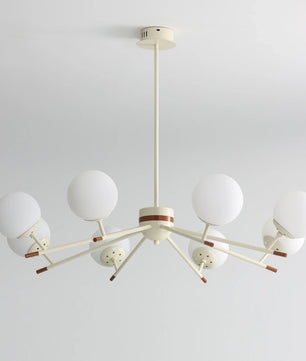 Spherical Beam Chandelier