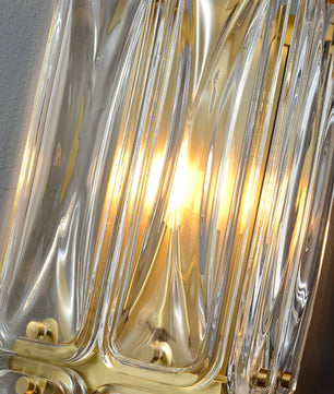 Triangular Glass Wall Light