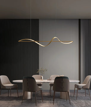 Whisper Linear Island Chandelier