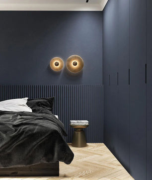 Round Alabaster Wall Lamp