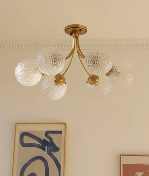 Retro Glass Ceiling Lamp