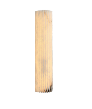 Colonna Fluted Alabaster Wall Sconce