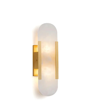 Geometric Harmony Alabaster Wall Lamp