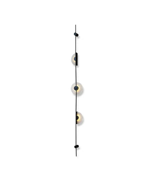 Black Slender Alabaster Wall Lamp