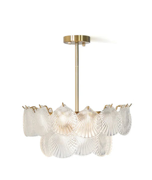 Shell Glass Chandelier