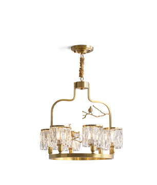 Crystal Bird Chandelier