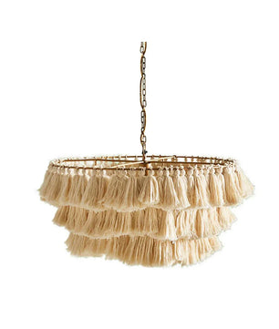 Multicolor Tassel Chandeliers