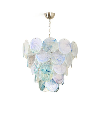 Vistosi Blue Murano Chandelier
