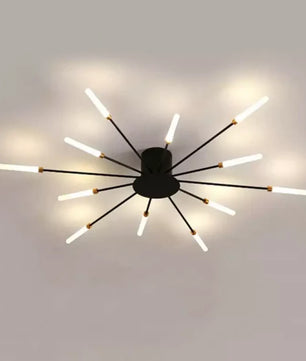 Sputnik Led Fireworks Flush Mount Ceiling Light S40