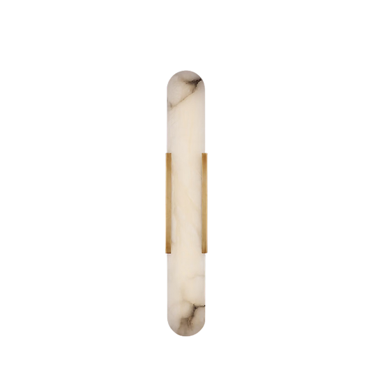 Stelo Alabaster Elongated Wall Sconce