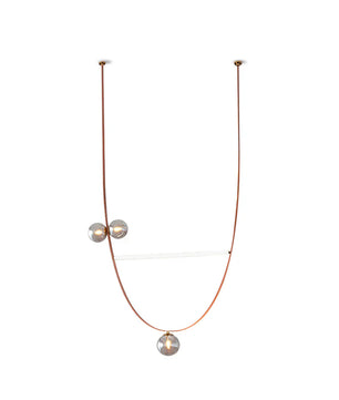 Belt Leather Ball Chandelier