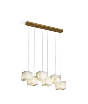 Marble Box Chandelier