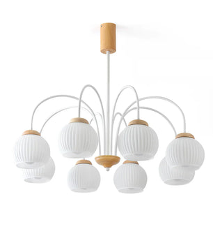 Molecural Wood Chandelier