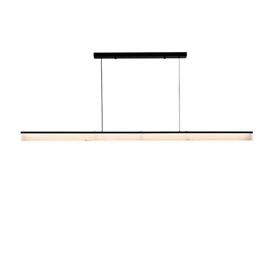 Plana Faux Alabaster Linear Pendant