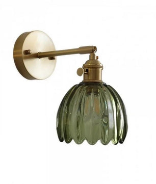Retro Glass Flower Bud Tulip Wall Lamp S120
