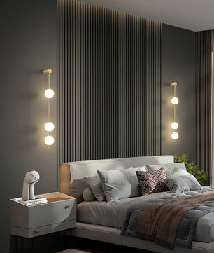 Vertical Balls Wall Lamp