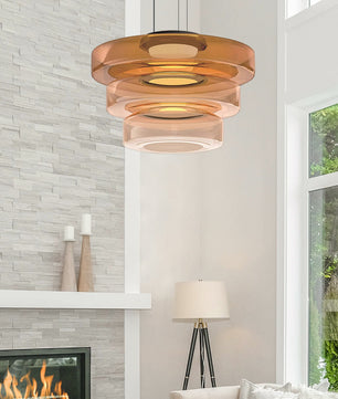 Nordic postmodern creative glass pendant light