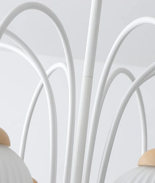 Molecural Wood Chandelier