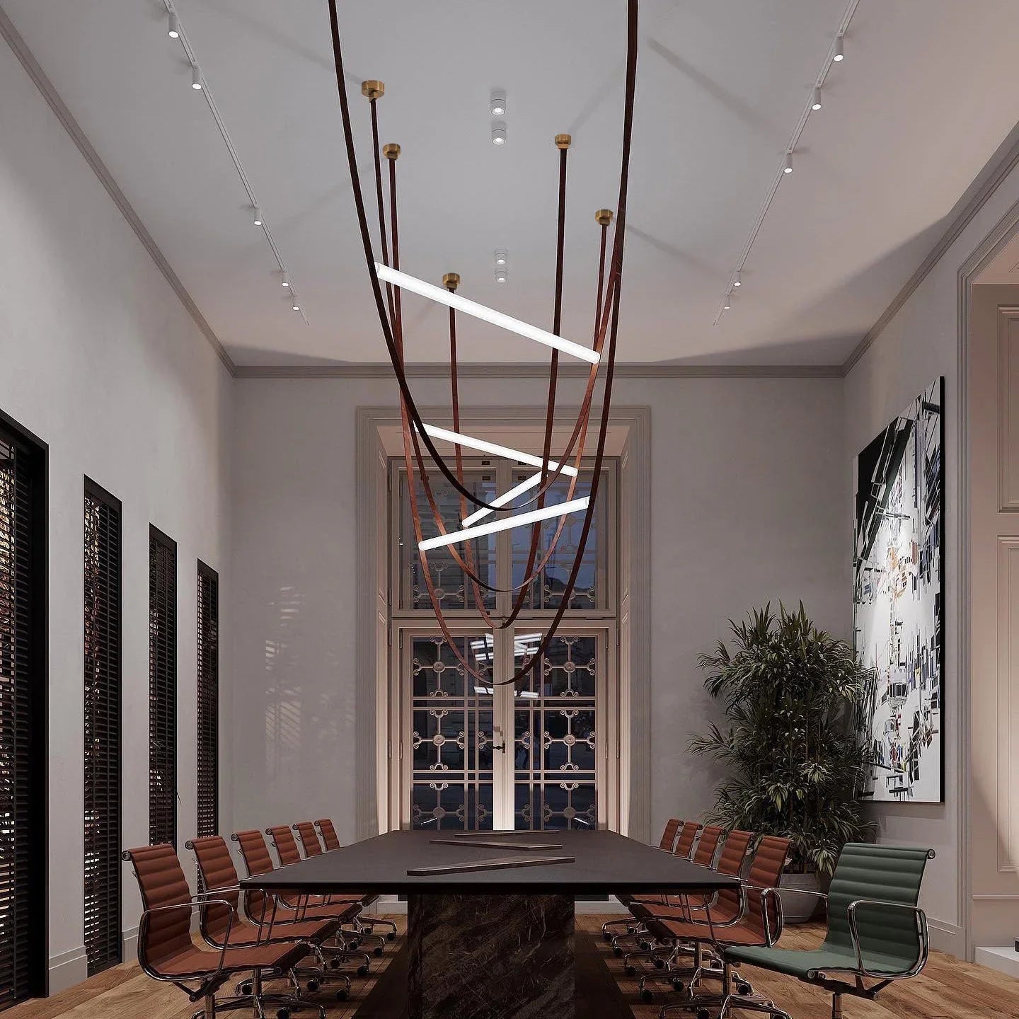 Wireline Pendant Light