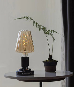 Mushroom Glass Desk Lamp