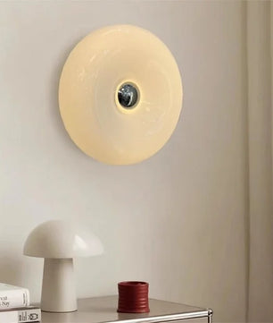 Bauhaus Glass Donut Table / Wall Lamp S77